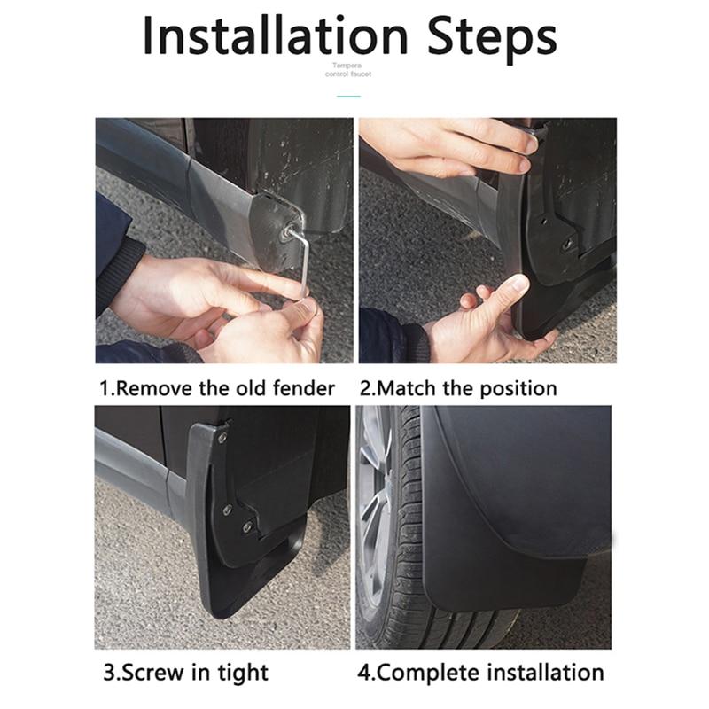 Pentru Chevrolet Holden Equinox 2018 a 3-a generație de apărătoare de mașină Apărător de noroi Flaps de noroi Protecție Splash Flap Accesorii auto