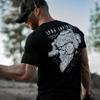 Til Valhalla Tişört Amerikan Sakal Savaşçısı Taktik Kafatası Tişört Yeni %100 Pamuk Kısa Kollu O Yaka Tişört Günlük Erkek Üst