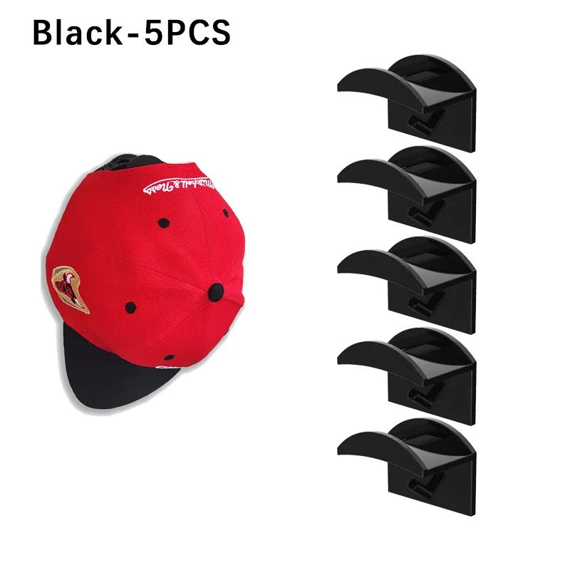 10 шт новый крючок для бейсбольной кепки крючок для приклеивания кепки бесследный крючок черный минималистичный дизайн вешалка для шляп простой держатель для наушников ожерелье 2698₽