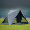 Oxford Fabric Triangle Beach Tent Automatic Pop-Up Portable Sun Shelter for Outdoor Camping Park Picnic Activities