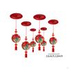 6 Pieces Happy Year Ceiling Decorations Classic Elements Party Supplies Traditional for