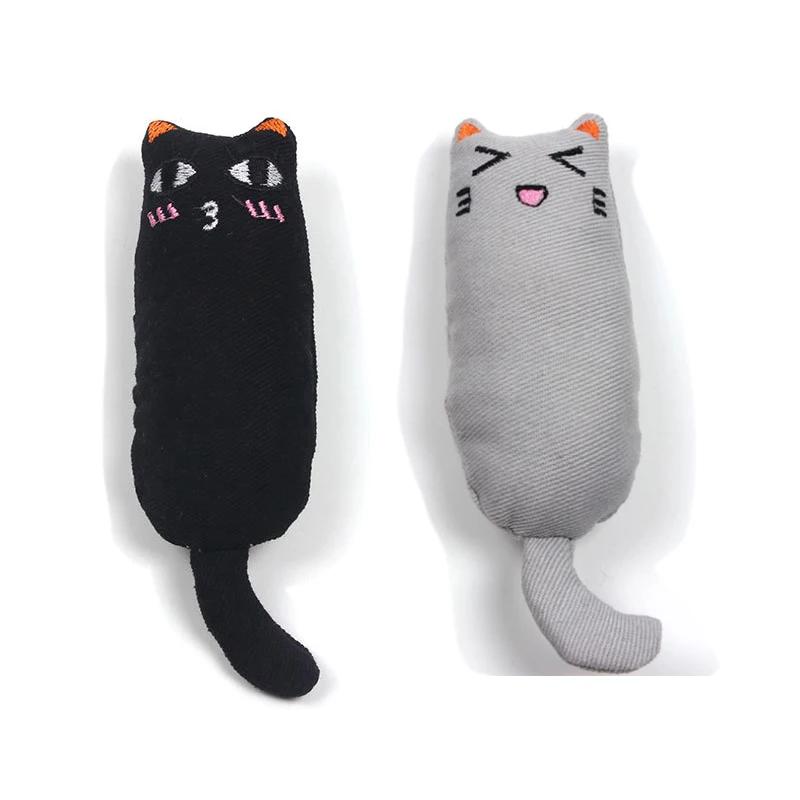 Raschelgeräusch, Katzenminze-Spielzeug, Katzenprodukte für Haustiere, süßes Katzenspielzeug für Kätzchen, Zähneknirschen, Katzen-Plüsch-Daumenkissen, Haustierzubehör