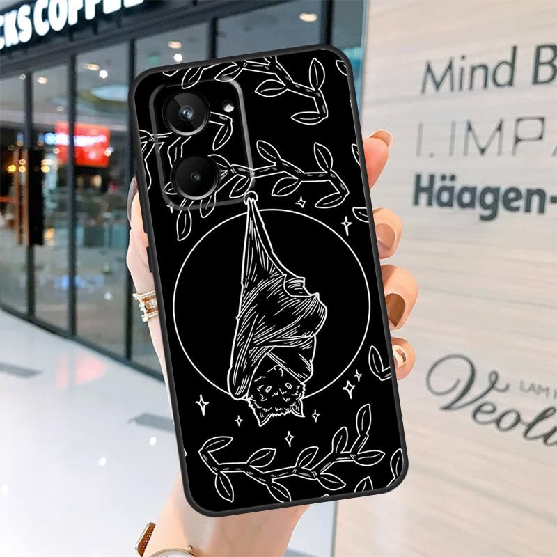 Skull Gothic Creepy Pastel Goth Case For Realme 14 13 10 11 12 Pro Plus GT7 Pro GT6 C55 C51 C53 C35 C33 C61 C65 C67 C71 C75