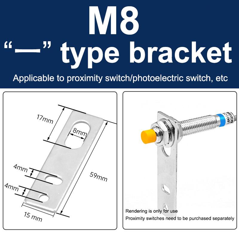 M8M12M18M30  1 tvarovaný L-tvarovaný Montážní Pevný Základní Držák Pro Bezkontaktní Spínač Fotoelektrický Spínač Senzor