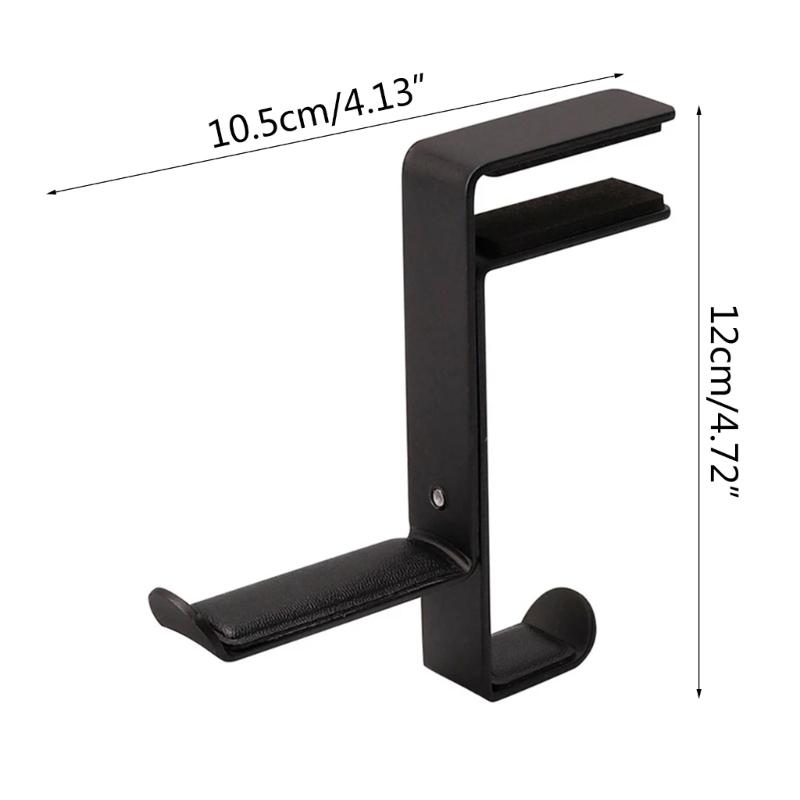 Non-Slip Gaming Headset Hanger Universal Headphone Stand & Hanger Gaming Headset Holder Mount Hook Easy To Attach & Use
