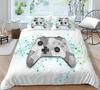 3D Luxury Bedding Set Children's Game Mouse Pattern Quilt Cover and Pillowcase 2 or 3 Full-size Washable Comfortable Bedding