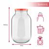 6X GLAS 3L EINMACHGLÄSER LIKÖRE + DECKEL fi100