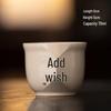 Zen Calligraphy Ceramic Tea Cup - Retro Style Kung Fu Tea Set