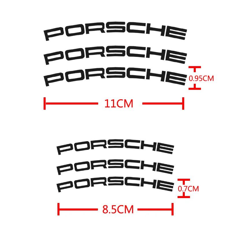 Nieuw Voor Porsche Cayenne Panamera Macan 911 Taycan Boxster Auto Accessoires Auto Remklauw Badge Sticker Embleem Stickers