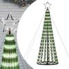 VidaXL LED Christmas Tree 275 LEDs Cool White 180 Cm, Christmas Decoration, LED Light, Outdoor Christmas Light, Cone 358065