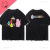 Famous Cartoons Barbapapa Double SidedPrinted T Shirt Casual Funny Kawaii Tops Boys Girls Aesthetic Teenager Outfits Graphic
