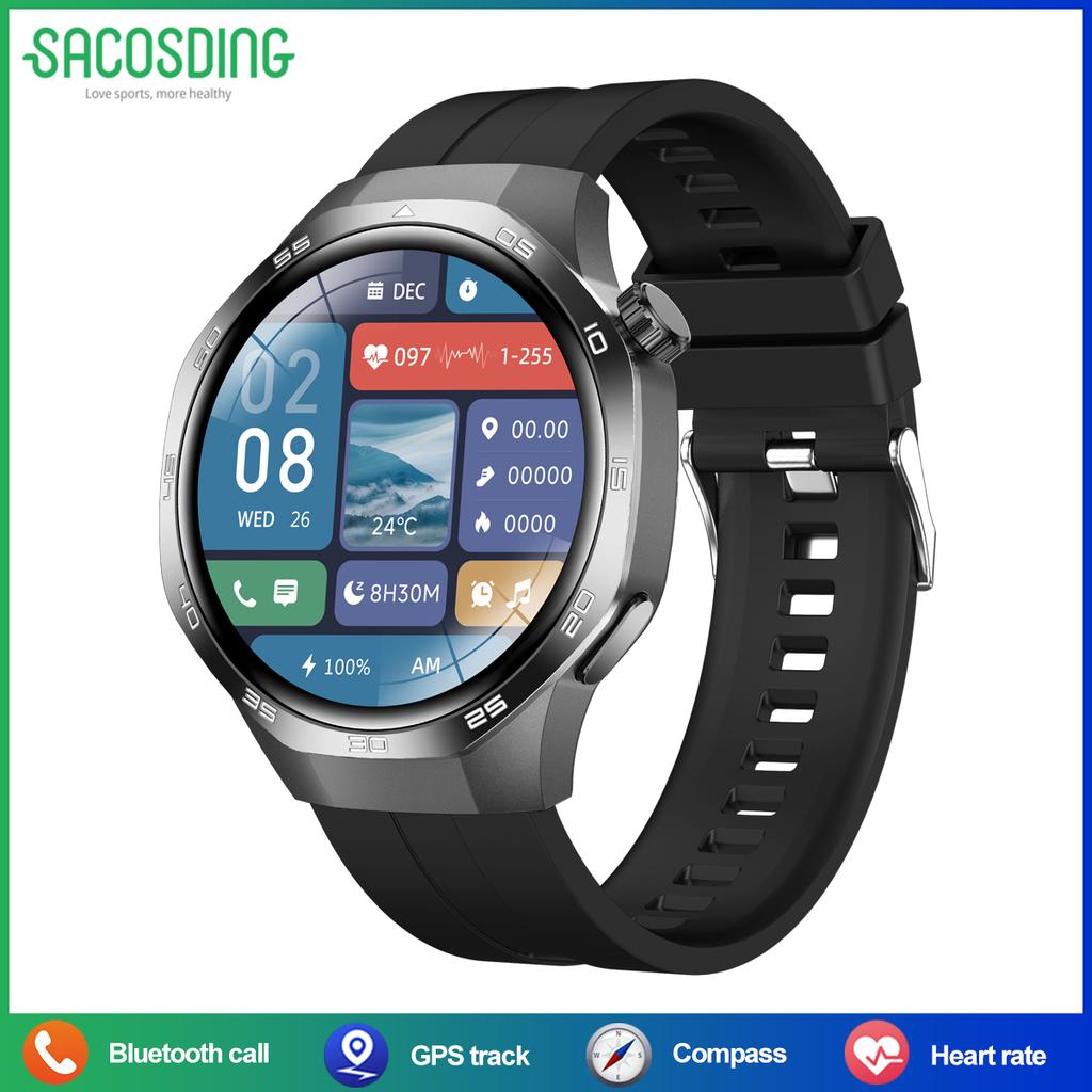 2026 New Watch 5 Global Version GPS Smartwatch Men Women HD AMOLED Display Heart Rate Bluetooth Call Waterproof Sport Smart Watch