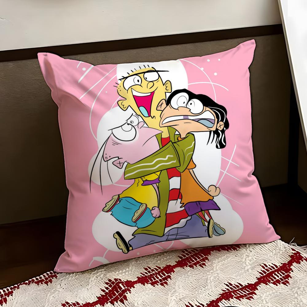 EEd Edd n Eddy Cushion Cover Reversible Soft Durable Pillow Cover Home Car MultiScene Use for Daily Comfort