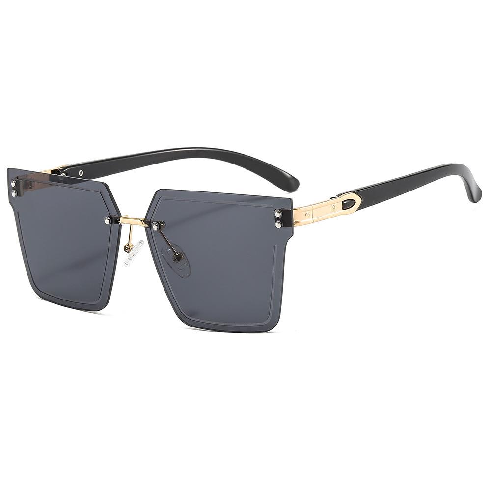 2025 VAKA Square Luxury Rimless Sunglasses Men Women Fashion Shades Uv400 Vintage Glasses
