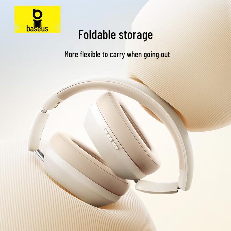 Baseus 35 Max Wireless Bluetooth Noise-Cancelling Over-Ear Headphones