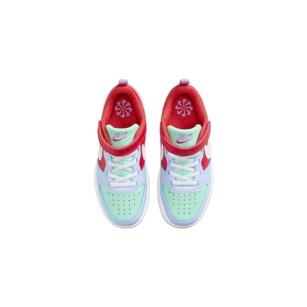Nike Zapatillas Court Borough Low Recraft PS Cobalt Bliss Track Red para niños Azul Emerald-Rise Blanco DV5457-400