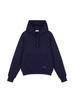 [Organic Cotton] Navy Logo Embroidered Hoodie
