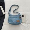 Borsa in Denim da Donna a Spalla per Pendolari Borsa a Tracolla di Grande Capacità
