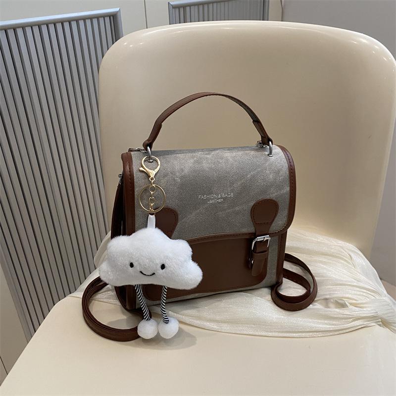 Neuer vielseitiger Damenrucksack in Kontrastfarben Neuer beliebter Retro-Rucksack Reise Trendy Kleiner Rucksack