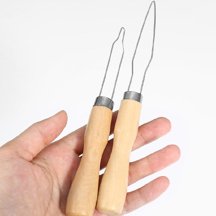 Portable Wood Buttonhole Helper For Quick Clothing Repair And Handmade Projects