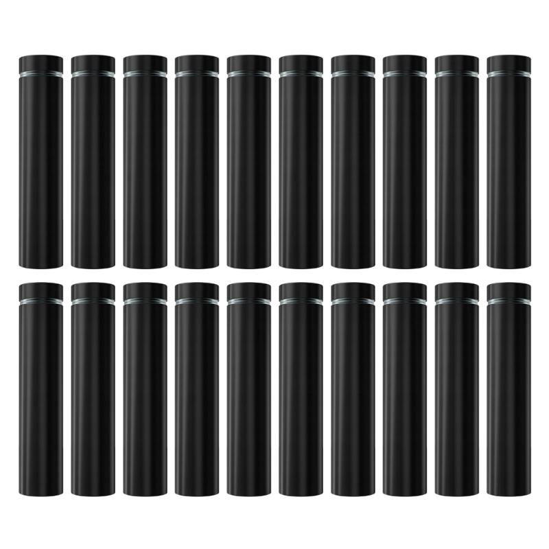 20Pcs Advertising Sign Tacks Metal Decorative Nails Stainless Steel Advertising Standoffs Pin Nails Glass Fasteners 25mmx20mm