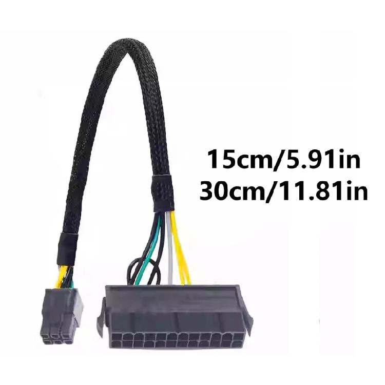 24Pin to 6Pin Motherboard Power Connector Cable Power Adapter Cable for 3650 3040 7040 Mainboard Accessories