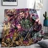 Resident Evil Print Flannel Blanket, Ultra Soft High Quality All Seasons Warm Throw, Home Decor Cozy Blanket, Perfect Christmas Gift