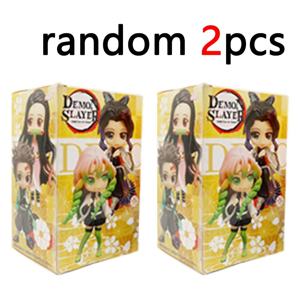 Anime Demon Slayer Figure Kamado Tanjirou Nezuko Action Figures Zenitsu Figurine Inosuke Kimetsu No Yaiba Figura PVC Model Toys