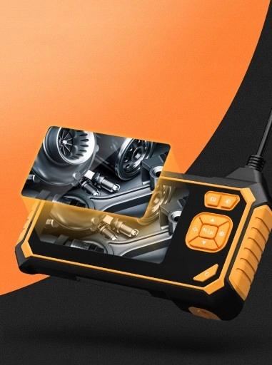 Endoskop kamera inspekcyjna full hd 5m ip67 wodoodporny wyświetlacz lcd usb