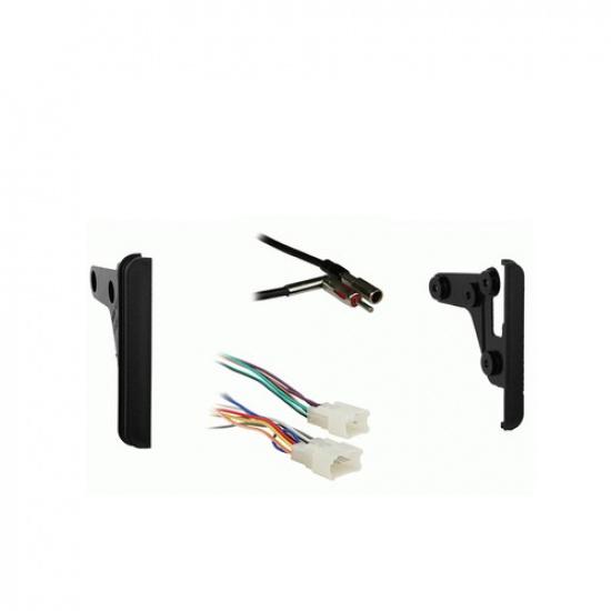 Fits Scion xA 2004-2006 Double DIN Aftermarket Harness Radio tall Dash Kit