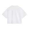 Li Ning Fitness Series Solid Color Loose Short Sleeve T-Shirt Women Tops White ATST582-1