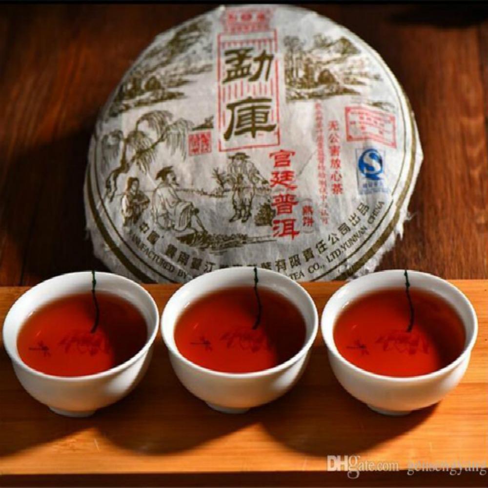 Puerh Tea Cake 400g Fermented Herbal Energy Boost 01