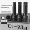Conjunto de 8 Soquetes Allen com Ponta 1/2" Com Soquetes H5 H6 H8 H10 H12 H14 H17 & H19 Aço Cr-Mo Para A Inserção de Um Pino de Travamento