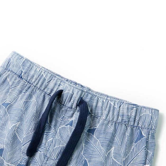 Short pour enfants avec cordon de serrage bleu foncé 92/104/116/128/140