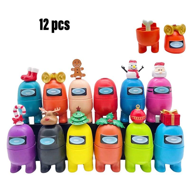Among Us Game 12 Characters Toy Figures Wholesale Cartoon Style