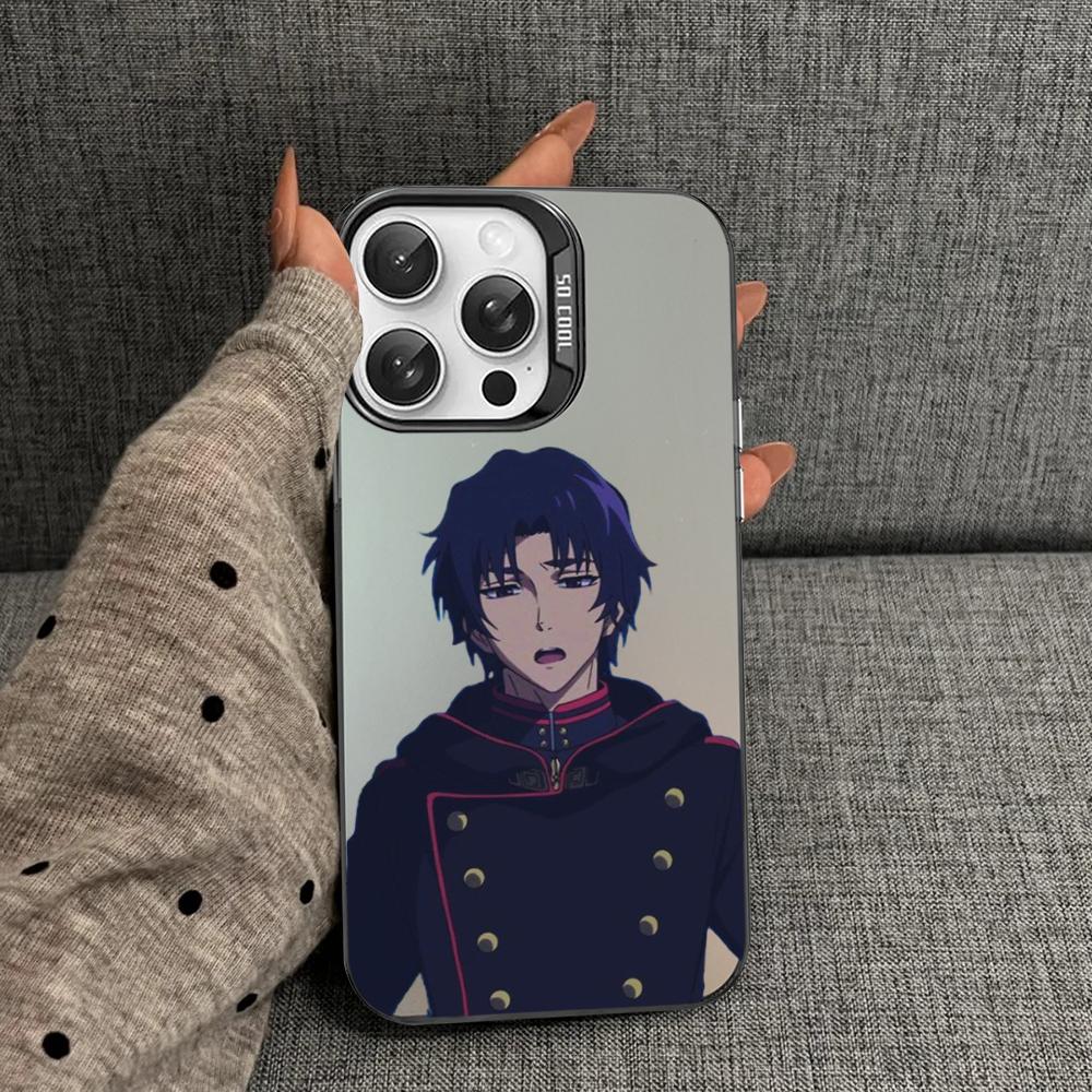 Anime Seraph of the end Guren Ichinose Phone Case For iPhone 16 15 14 13 12 11 Pro Max X XR 8 7 Plus Matte Shockproof Back Cover