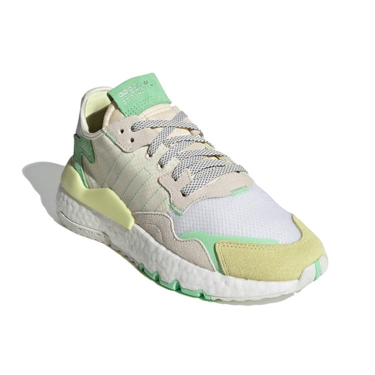 Adidas Originals Nite Jogger 'White Yellow Green' Women's FY3104
