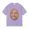 Lustige Dwayne Johnson Schauspieler Meme T-Shirts Unisex O-Ausschnitt Mode Kurzarm T-Shirt Unisex Lässig Baumwolle Hohe Qualität T-Shirt Oberteile