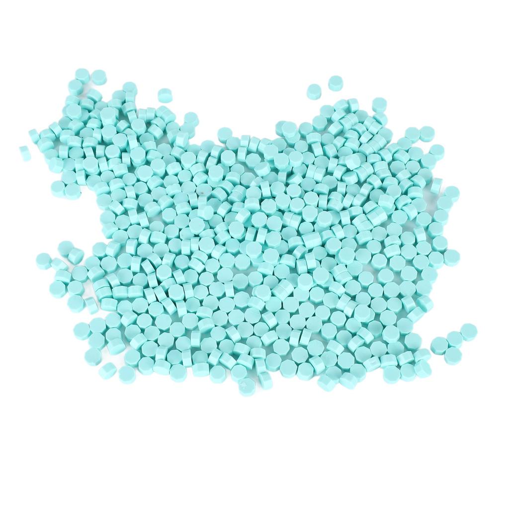 Sealing Wax Beads Pure Color Odourless Smokeless Portable Quick Dry Wax Stamp Beads for Envelope Cards Invitations