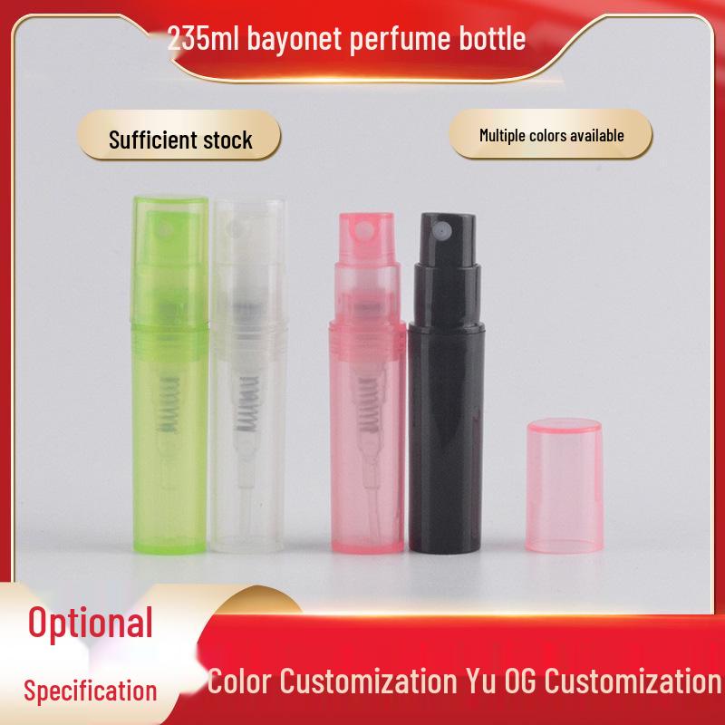 

2ml/3ml Mini Plastic Perfume Spray Bottle for Travel Cosmetics Samples 2ml; Transparent; Plastic
