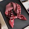 70cm Versatile Fashionable Mulberry Imitation Silk Scarf for Middle-Aged & Elderly - Summer Neck Protection