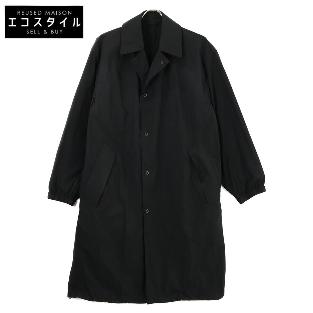 UNITED ARROWS Camoshita 1177-699-2495 Balmacaan coat 44 blackUsed