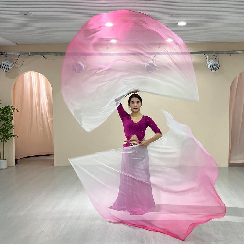 New Flag Dance Props Accessories Church Performance Costumes 190 × 140 Praise Flags Multi-colored with Telescopic Sticks