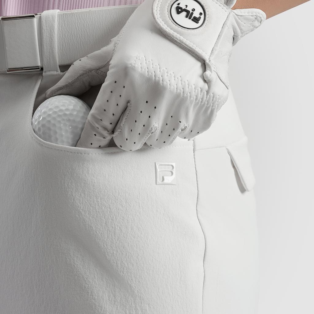 Fila Golf Series Simple Casual Versatile Breathable Comfortable Straight Leg Knitted Sports Pants Women Bottoms A11W535813F-IV