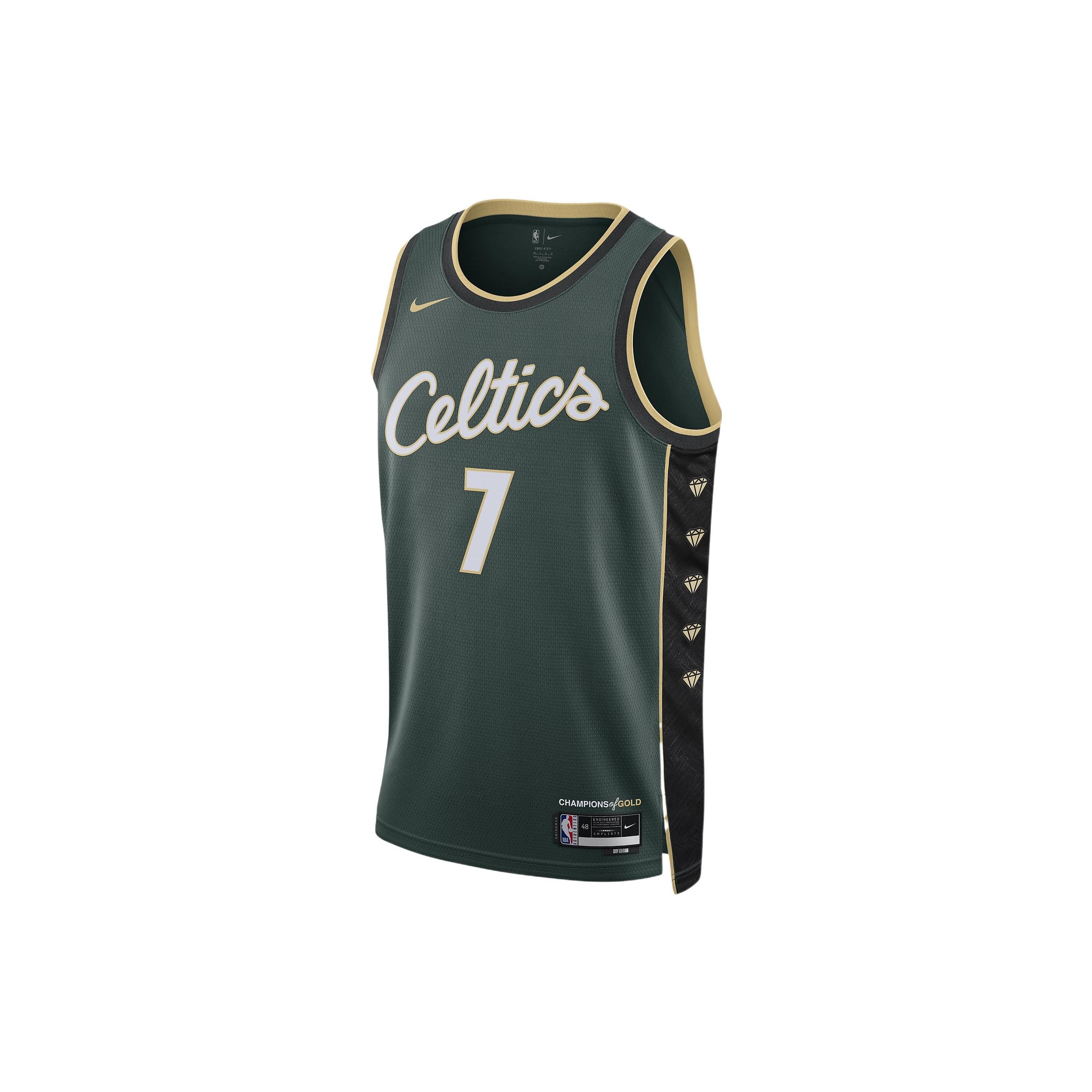 Nike x NBA Boston Celtics 22-23 Jeresys Jaylen Brown 7 Men s DO9586-331 XL