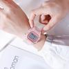 New Fashion Transparent Electronic Watch LED Ladies Wristwatch Sports Waterproof Electronic Watchs Candy Multicolor Student Gift