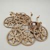 Boxed Wooden Christmas Snowflake Pendants: Laser-Engraved Hollow Ornaments