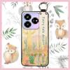 Waterproof Dirt-resistant Phone Case For ZTE Blade V60 Design/Axon 60 Lite Anti-knock Flower Wristband Soft Case Lanyard