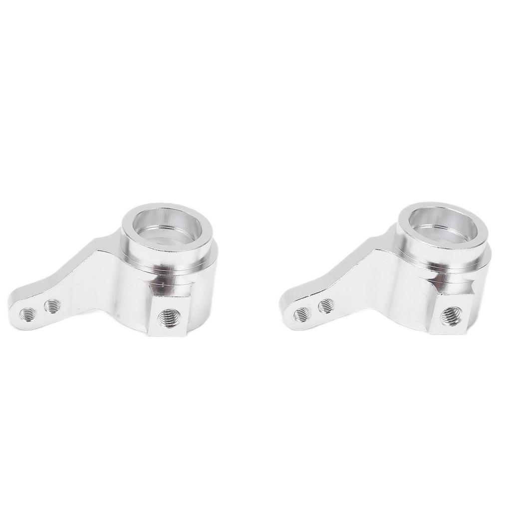 2Pcs Steering Cups Aluminum Alloy RC Car Replacement Parts Accessories for TAMIYA CC01Silver