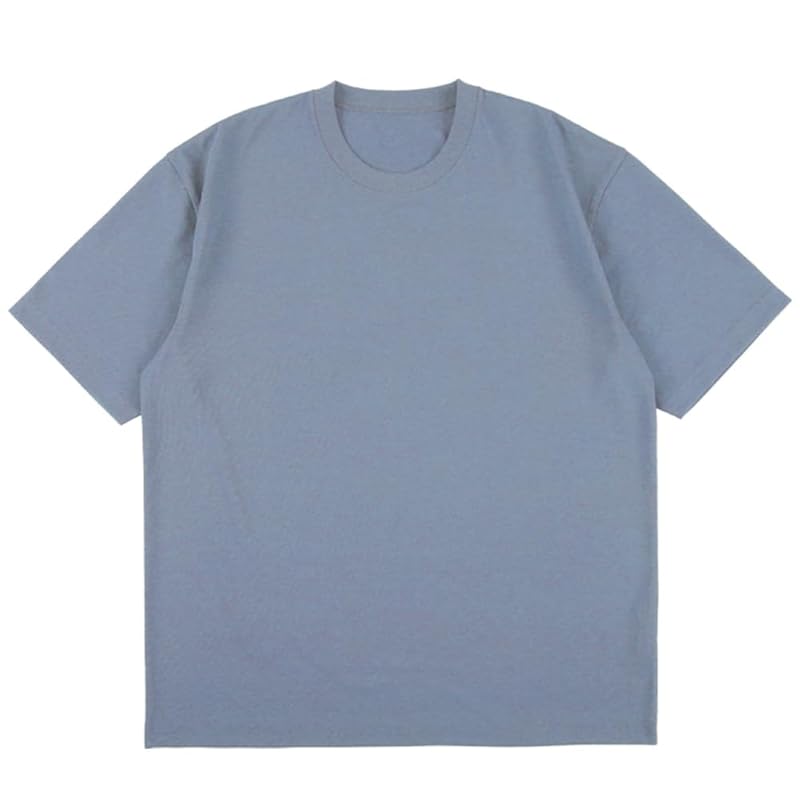 

[HAMURE] Hamure DRY-X Super quick-drying short-sleeved T-shirt HMU-2522 smoky blue M size men s stretch dries quickly Sweat measures work clothes work